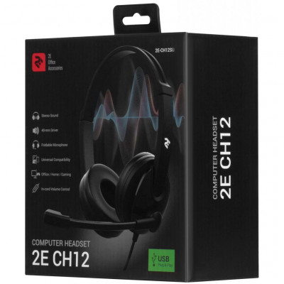 Навушники 2E CH12 On-Ear 3.5mm / 2*3.5mm (2E-CH12SJ)