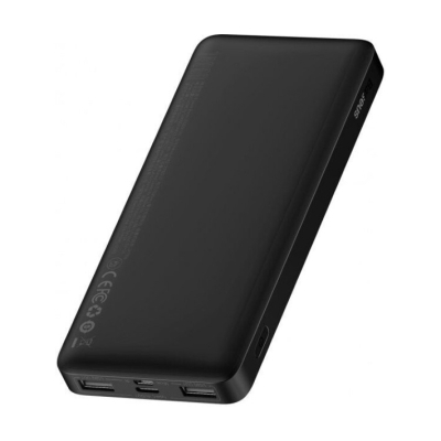 Батарея універсальна Baseus Bipow 10000mAh, PD/15W, USB-C/3A, 2*USB-A/3A(max.), black (PPDML-I01)