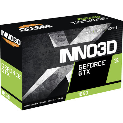 Відеокарта Inno3D GeForce GTX1650 4096Mb Twin X2 OC (N16502-04D6X-171330N)