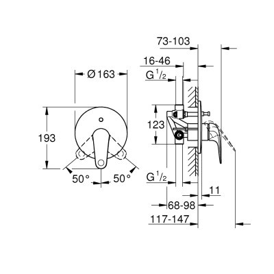 Змішувач Grohe Euroeco (32747001)