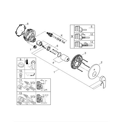 Змішувач Grohe Eurosmart (24043002)