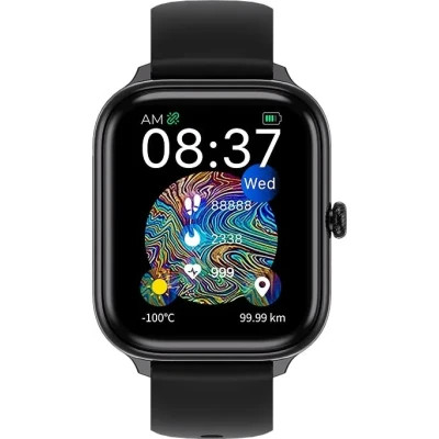 Смарт-годинник iMiki ST1 Black Silicone Strap