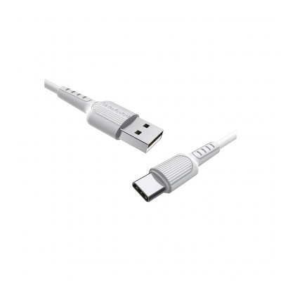 Дата кабель USB 2.0 AM to Type-C 1.0m BX16 Easy 2A White BOROFONE (BX16CW)
