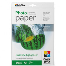 Фотопапір ColorWay A4 155г Glossy 50ст. (PGD155050A4)