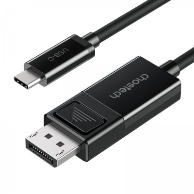 Кабель мультимедійний USB-C to DisplayPort 1.8m 8K 30Hz Choetech (XCP-1803-BK)