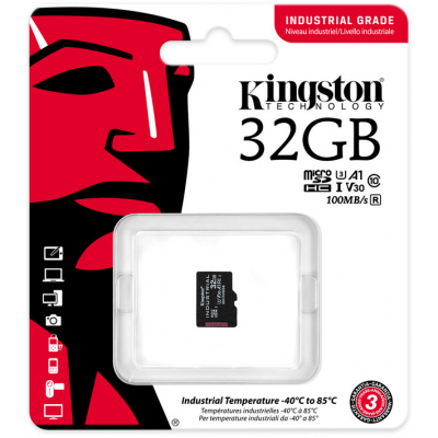 Карта пам'яті Kingston 32GB microSDHC class 10 UHS-I V30 A1 (SDCIT2/32GBSP)