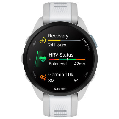 Смарт-годинник Garmin Forerunner 165, GPS, Mist Grey/Whitestone, GPS (010-02863-21)