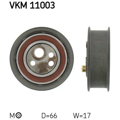 Ролик натягувача ременя SKF VKM 11003