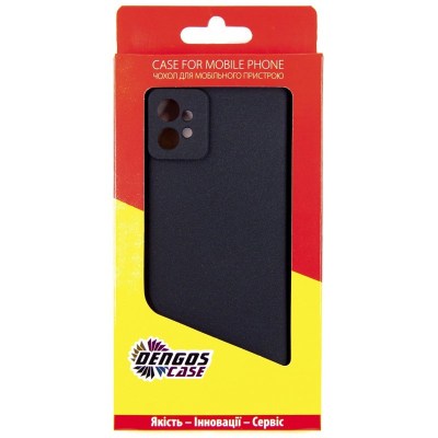 Чохол до мобільного телефона Dengos Carbon Motorola Moto G32 (black) (DG-TPU-CRBN-187)