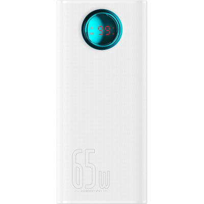 Батарея універсальна Baseus Amblight 26800mAh 65W OE, white (P10022402223-00)