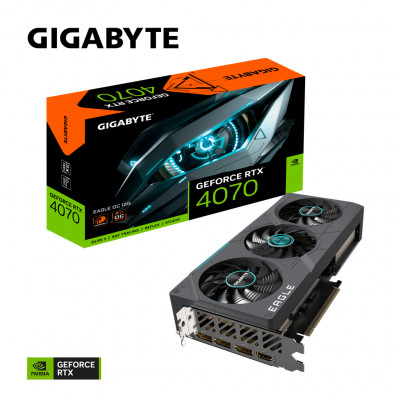 Відеокарта GIGABYTE GeForce RTX4070 12Gb EAGLE OC (GV-N4070EAGLE OC-12GD)