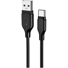 Дата кабель USB 2.0 AM to Lightning 1.0m BX42 Encore 3A Black BOROFONE (BX42CB)