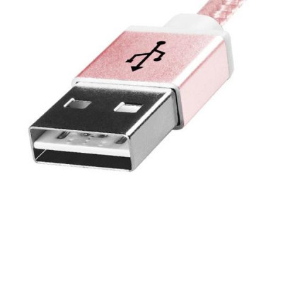 Дата кабель USB 2.0 AM to Micro 5P 1.0m Rose Golden ADATA (AMUCAL-100CMK-CRG)