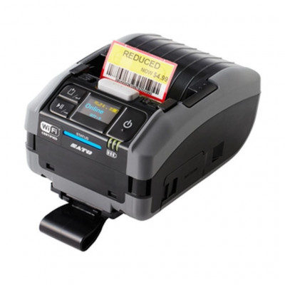 Принтер етикеток Sato PW208NX портативний, USB, Bluetooth, WLAN, Dispenser (WWPW2308G)