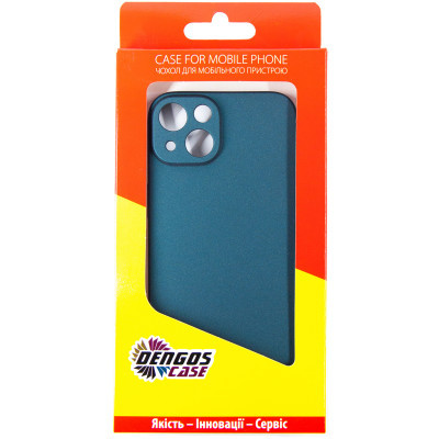 Чохол до мобільного телефона Dengos Soft iPhone 14 (green) (DG-TPU-SOFT-13)