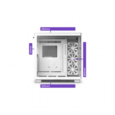 Корпус NZXT H9 Elite Edition White (CM-H91EW-01)