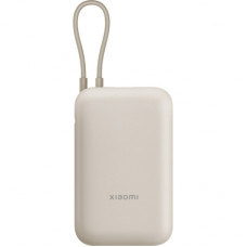 Батарея універсальна Xiaomi 10000mAh 22.5W, Integrated Cable, beige (BHR9072GL)