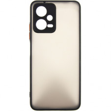 Чохол до мобільного телефона Dengos Matte Xiaomi Redmi Note 12 5g (black) (DG-TPU-MATT-129)