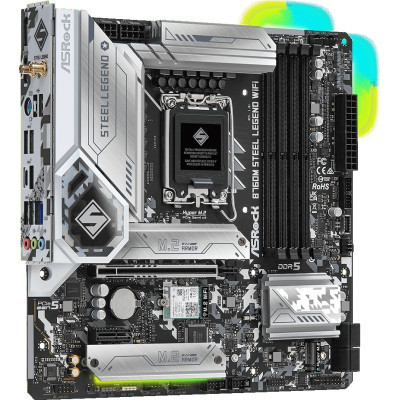 Материнська плата ASRock B760M STEEL LEGEND WIFI