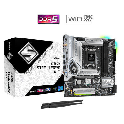 Материнська плата ASRock B760M STEEL LEGEND WIFI