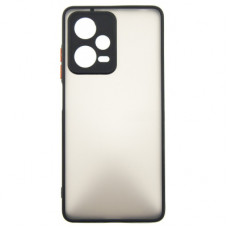 Чохол до мобільного телефона Dengos Matte Xiaomi Redmi Note 12 Pro 5g (black) (DG-TPU-MATT-128)