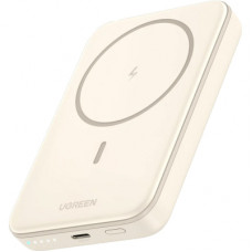 Батарея універсальна Ugreen 10000mAh 20W Magnetic Wireless beige (PB561)