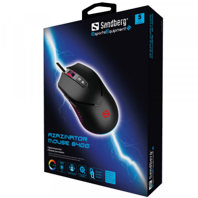 Мишка Sandberg Azazinator RGB USB Black (640-20)