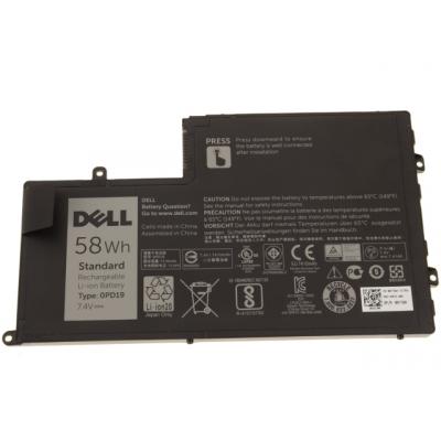 Акумулятор до ноутбука Dell Inspiron 15-5547 0PD19, 58Wh (7600mAh), 4cell, 7.4V, Li-ion (A47306)