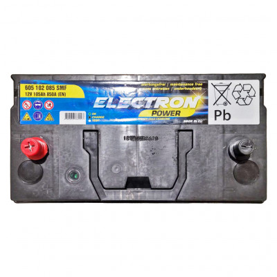Акумулятор автомобільний ELECTRON TRUCK HD SMF 105Ah клеми по центру (850EN) (605 102 085 SMF)