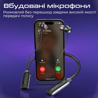 Навушники Promate Leap Black (leap.black)