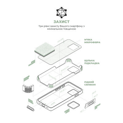 Чохол до мобільного телефона Armorstandart ICON2 MagSafe Apple iPhone 15 Soft Mint (ARM77010)