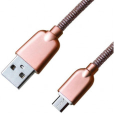 Дата кабель USB 2.0 AM to Lightning 1.0m Ace Rose gold Cord (CDA-L1-2RG)