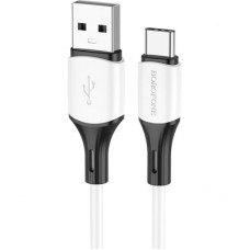 Дата кабель USB 2.0 AM to Type-C 1.0m BX79 3A White BOROFONE (BX79CW)