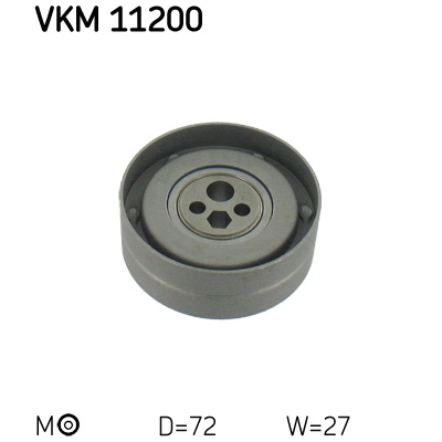 Ролик натягувача ременя SKF VKM 11200