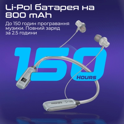 Навушники Promate Leap Silver (leap.silver)