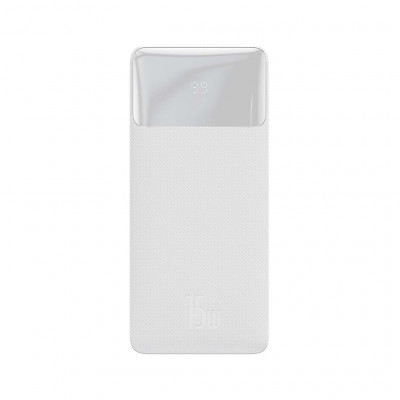 Батарея універсальна Baseus Bipow 20000mAh, 15W, USB-C/3A, 2*USB-A/3A(max.), white (PPDML-J02)