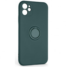 Чохол до мобільного телефона Armorstandart Icon Ring Apple iPhone 11 Dark Green (ARM68647)