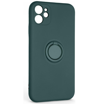 Чохол до мобільного телефона Armorstandart Icon Ring Apple iPhone 11 Dark Green (ARM68647)