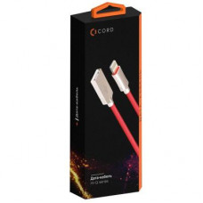 Дата кабель USB 2.0 AM to Lightning 1.0m Hi-Q Blue Cord (CDH-L1-2Bl)