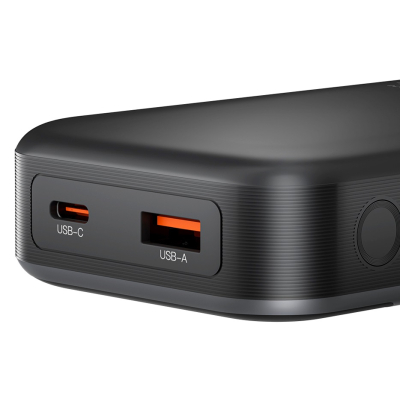 Батарея універсальна XO 10000mAh, PD/30W, QC/22.5W, PPS/33W, black (PR232_Black)