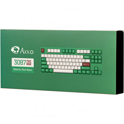 Клавіатура Akko 3087 Matcha Red Bean Cherry MX Brown Green (A3087_MA_CBR)