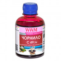 Чорнило WWM CANON GI-490 200г Magenta (C49/M)