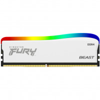 Модуль пам'яті для комп'ютера DDR4 16GB 3200 MHz Beast White RGB SE Kingston Fury (ex.HyperX) (KF432C16BWA/16)