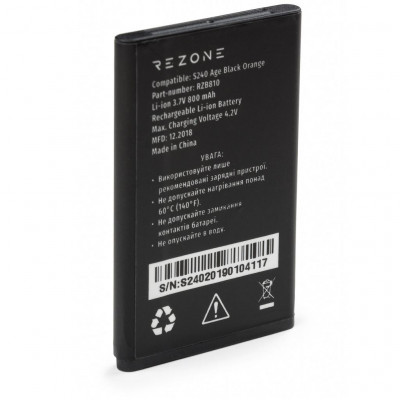 Акумуляторна батарея для телефону Rezone for S240 Age / A170 Point 800mah (compatible with BL-4C) (BL-4C)