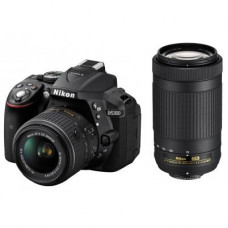 Цифровий фотоапарат Nikon D5300 AF-P 18-55 VR + AF-P 70-300VR Kit (VBA370K015)