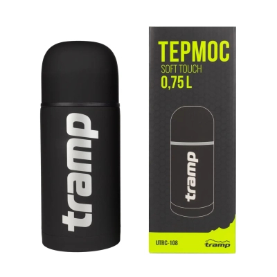 Термос Tramp Soft Touch 0.75 л Black (UTRC-108-black)