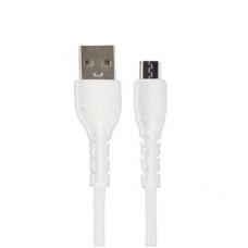 Дата кабель USB 2.0 AM to Micro 5P 3A white Proda (PD-B47m-WHT)