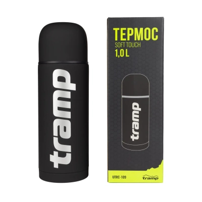 Термос Tramp Soft Touch 1 л Black (UTRC-109-black)