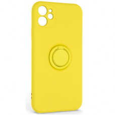 Чохол до мобільного телефона Armorstandart Icon Ring Apple iPhone 11 Yellow (ARM68645)