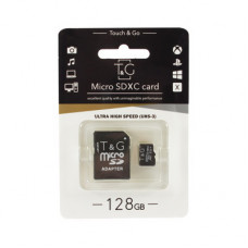 Карта пам'яті T&G 128GB microSDXC class 10 UHS-I U3 (TG-128GBSD10U3-01)